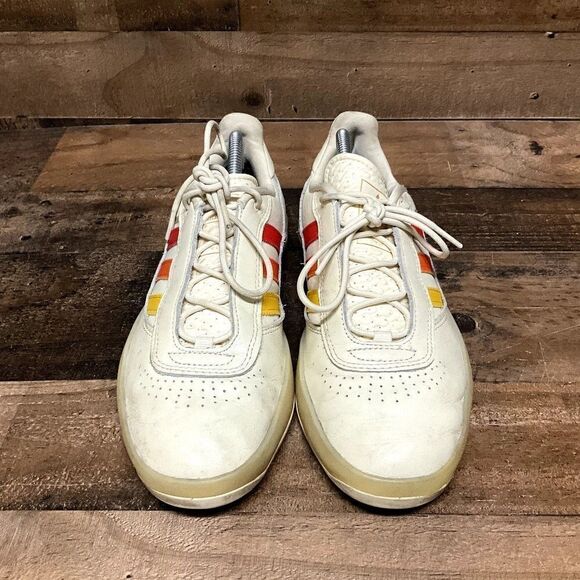 Adidas PUIG mens shoes size 8.5 US cream yellow orange red skate - Picture 2 of 9